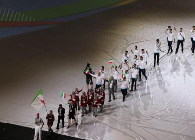 سی امین دوره یونیورسیاد رسماً شروع شد، رژه کاروان ایران با پرچمداری خدمتی
